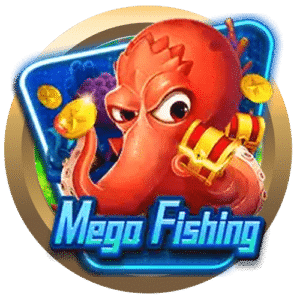 Mega fishing logo