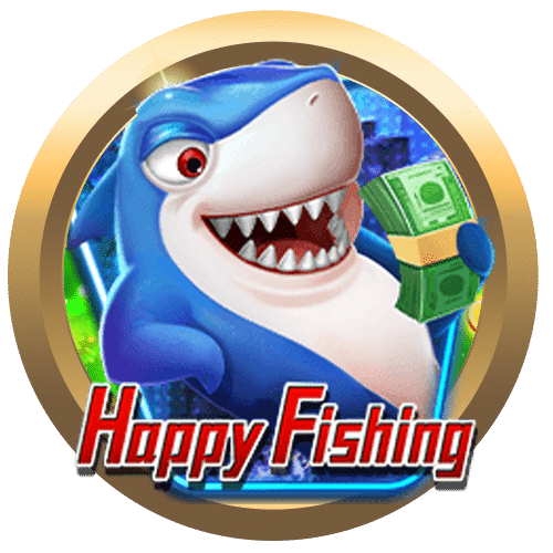 Happy fishing logo